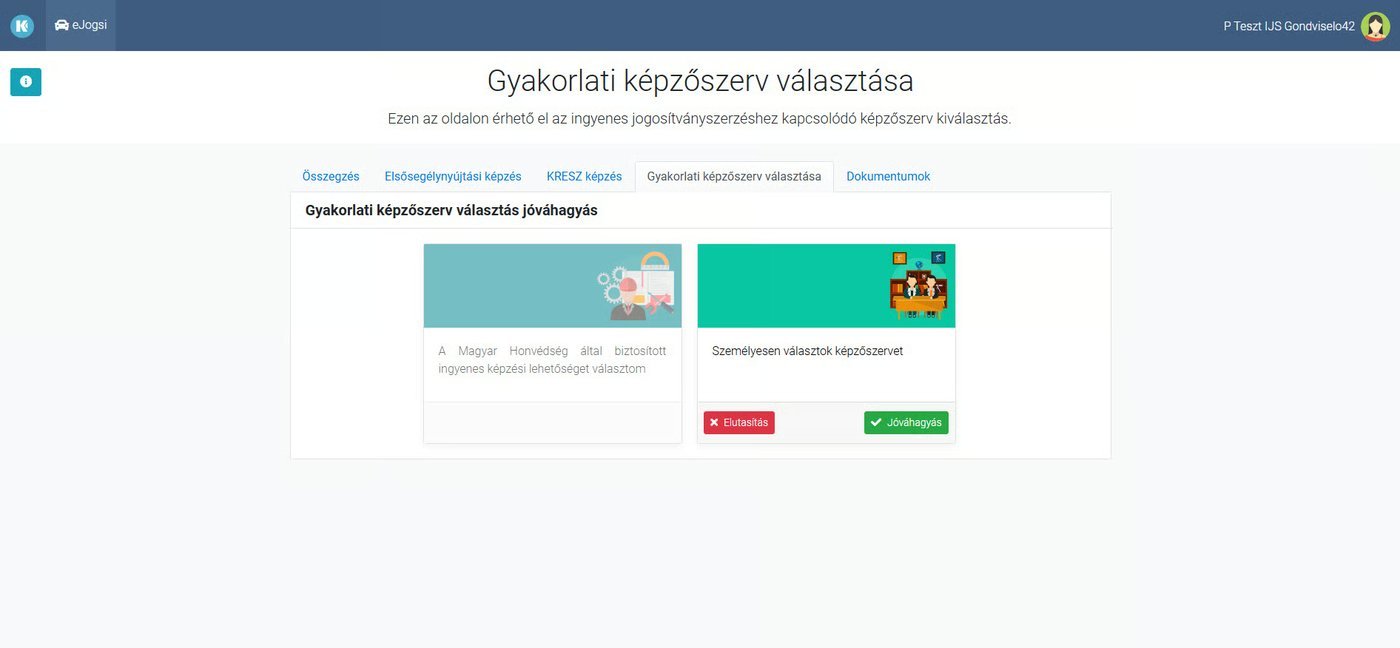 DKT eJogsi — szülői/gondviselői jóváhagyás felülete